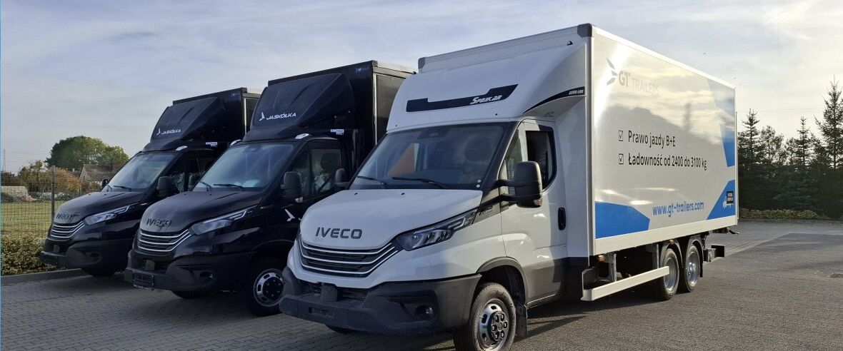 De eerste BE-Combinaties op de Poolse wegen De eerste BE-Combinaties op de Poolse wegen